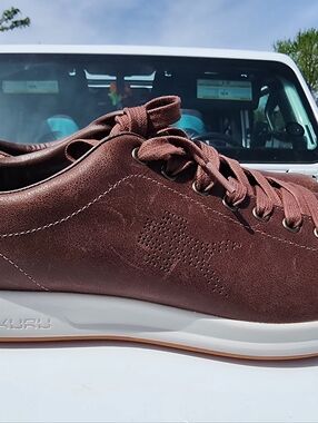 Kuru Roam Men's Casual Sneaker Loafer - Brown Leather Comfort